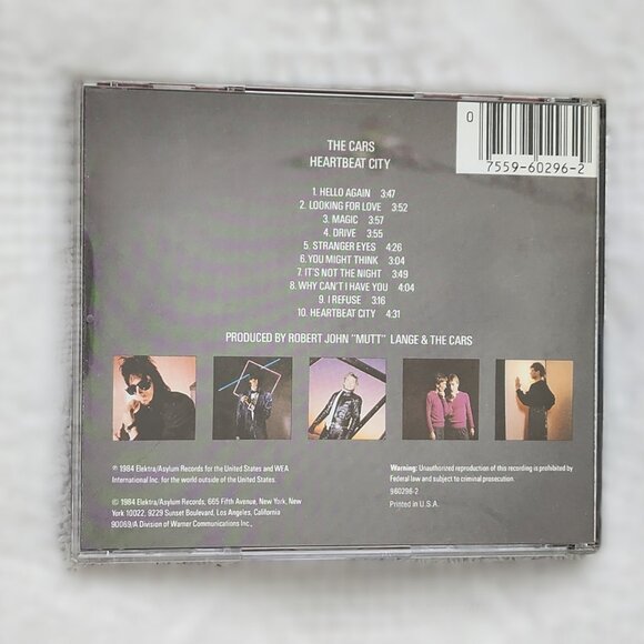 The Cars Heartbeat City CD - Picture 2 of 3